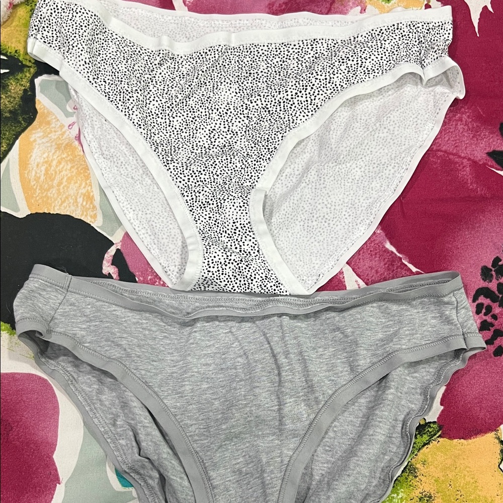 Amazon Essentials Women's Panties - White and Gray